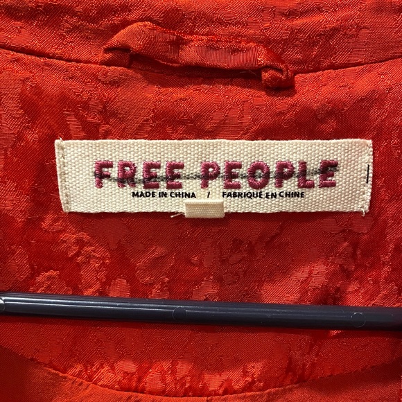 Free People Scarlet Textured Blazer - Picture 2 of 8